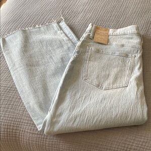 Madewell The Perfect Vintage Wide Leg Crop Jean
NWT Sizw 14 // 32